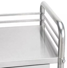 Stainless Steel Detachable Mobile Medical Trolley For Hospital