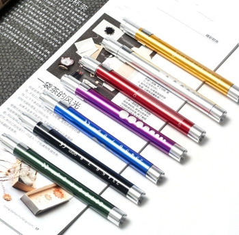 Pen light Medical Aluminum Alloy Nurse LED Penlight Doctor pen with light