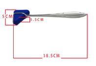 18.5cm Triangle Neurological Reflex Percussion Hammer Colorful SS Rubber