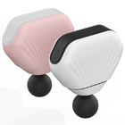 White And Pink Seashell Mini sport muscle massager Wireless Body Relaxation Massager