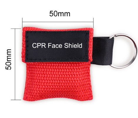 Portable First Aid CPR Mask Disposable Key Chain Pocket Cardiopulmonary Resuscitation