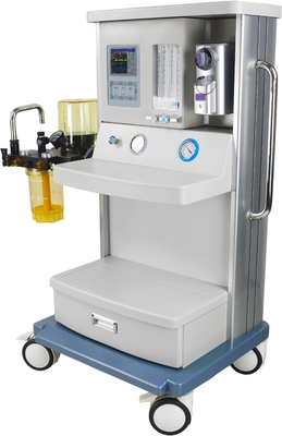 SIMV IPPV Anesthesia Trolley 1500ml Anesthesia Machine Bar Cart ICU Single Vapourizer