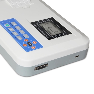 220v Single Channel ECG Machine 150hz , 12 Bit Digital EKG Machine