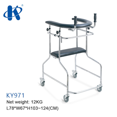 Rolling Geriatric Stand Up Rollator Walker Orthopedic Disability