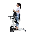 Leather Seat Mobility Walking Aids Hydraulic Lever Flexible Crutches Walkers Scooters
