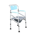 Steel Platic Foldable Toilet Chair Commode Powder Coating