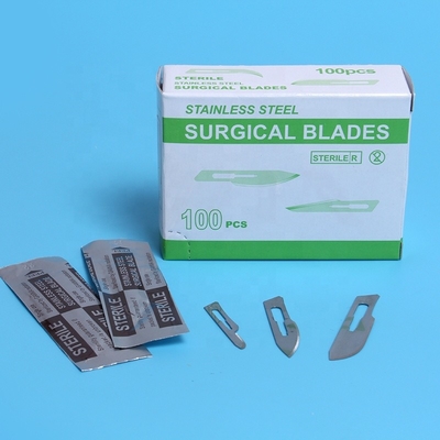 Disposable Surgical Blades 10x10x15cm Stainless Steel Scalpel