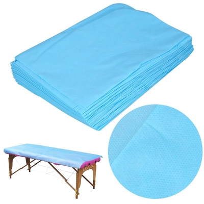 Dental Disposable Fitted Bed Sheets Fitted Stretcher 150x200cm PP