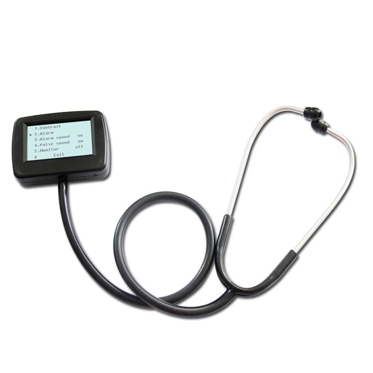 Clinical Medical Diagnostic Tool 300bpm Wireless Precordial Stethoscope Multi Function