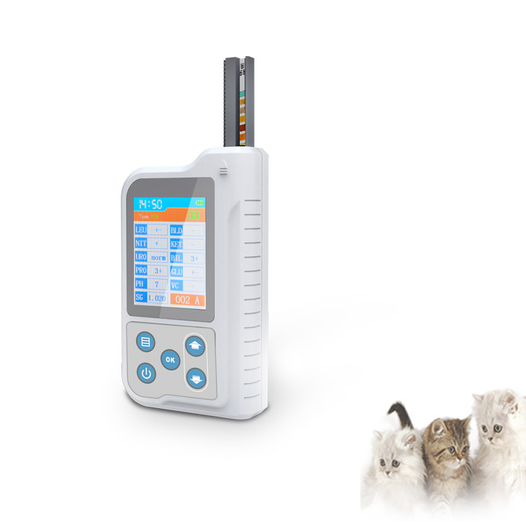 TFT Urine Analyzer Machine Handheld Veterinary Medical Supplies 2.4'' LCD