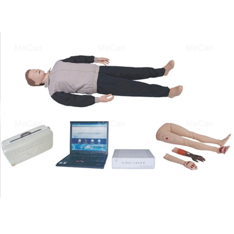 LCD Medical Training Manikins 110-240v CPR Simulation For Teaching Aids